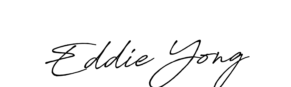 Make a beautiful signature design for name Eddie Yong. With this signature (Antro_Vectra_Bolder) style, you can create a handwritten signature for free. Eddie Yong signature style 7 images and pictures png