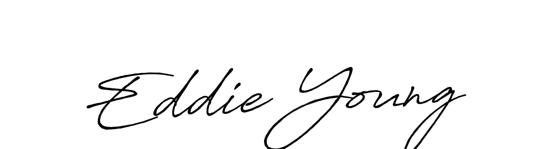 Design your own signature with our free online signature maker. With this signature software, you can create a handwritten (Antro_Vectra_Bolder) signature for name Eddie Young. Eddie Young signature style 7 images and pictures png