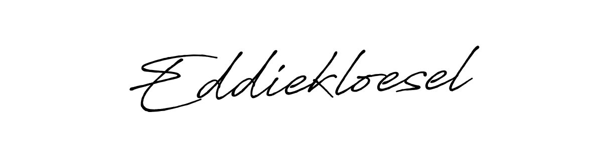 It looks lik you need a new signature style for name Eddiekloesel. Design unique handwritten (Antro_Vectra_Bolder) signature with our free signature maker in just a few clicks. Eddiekloesel signature style 7 images and pictures png