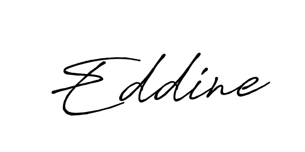 Also we have Eddine name is the best signature style. Create professional handwritten signature collection using Antro_Vectra_Bolder autograph style. Eddine signature style 7 images and pictures png