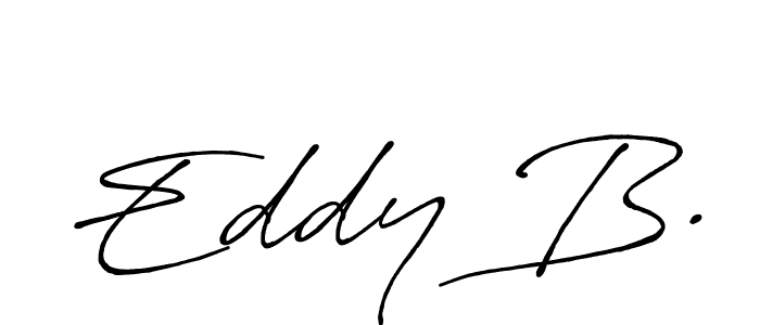 How to make Eddy B. signature? Antro_Vectra_Bolder is a professional autograph style. Create handwritten signature for Eddy B. name. Eddy B. signature style 7 images and pictures png