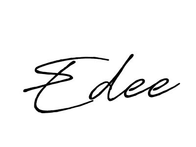 It looks lik you need a new signature style for name Edee. Design unique handwritten (Antro_Vectra_Bolder) signature with our free signature maker in just a few clicks. Edee signature style 7 images and pictures png