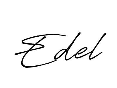 Once you've used our free online signature maker to create your best signature Antro_Vectra_Bolder style, it's time to enjoy all of the benefits that Edel name signing documents. Edel signature style 7 images and pictures png