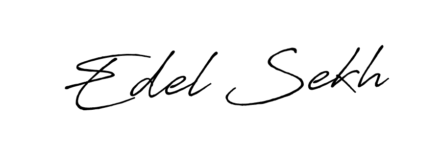 Make a beautiful signature design for name Edel Sekh. Use this online signature maker to create a handwritten signature for free. Edel Sekh signature style 7 images and pictures png
