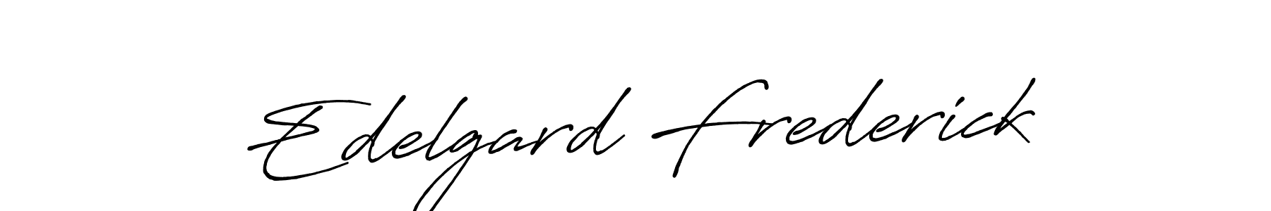 How to make Edelgard Frederick name signature. Use Antro_Vectra_Bolder style for creating short signs online. This is the latest handwritten sign. Edelgard Frederick signature style 7 images and pictures png