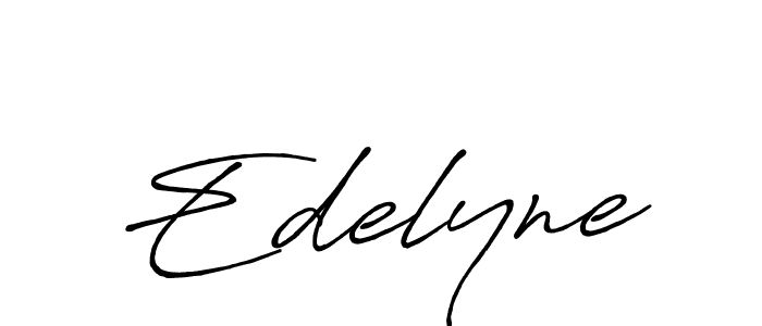 Create a beautiful signature design for name Edelyne. With this signature (Antro_Vectra_Bolder) fonts, you can make a handwritten signature for free. Edelyne signature style 7 images and pictures png