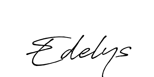 How to make Edelys name signature. Use Antro_Vectra_Bolder style for creating short signs online. This is the latest handwritten sign. Edelys signature style 7 images and pictures png