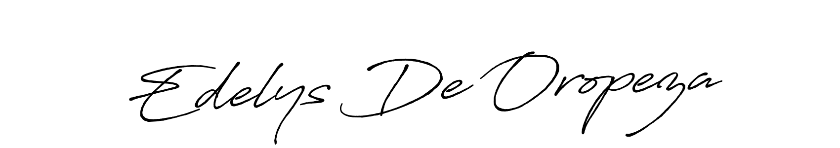 Similarly Antro_Vectra_Bolder is the best handwritten signature design. Signature creator online .You can use it as an online autograph creator for name Edelys De Oropeza. Edelys De Oropeza signature style 7 images and pictures png
