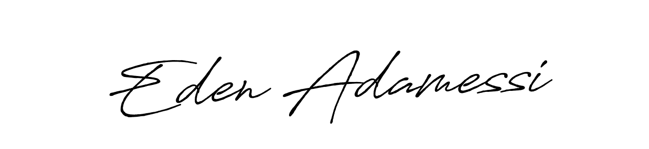 Here are the top 10 professional signature styles for the name Eden Adamessi. These are the best autograph styles you can use for your name. Eden Adamessi signature style 7 images and pictures png