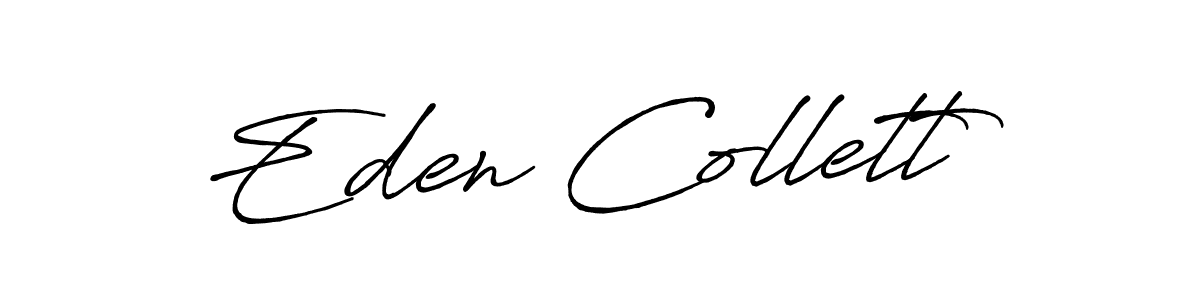 How to make Eden Collett signature? Antro_Vectra_Bolder is a professional autograph style. Create handwritten signature for Eden Collett name. Eden Collett signature style 7 images and pictures png