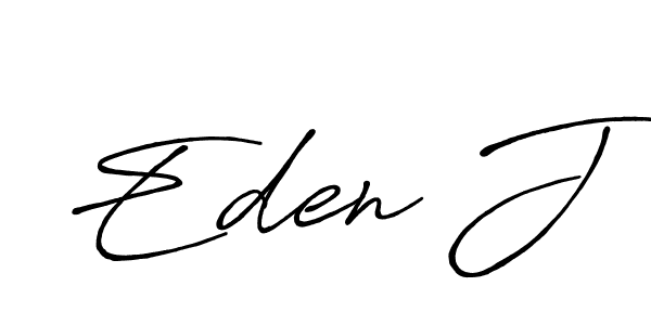 It looks lik you need a new signature style for name Eden J. Design unique handwritten (Antro_Vectra_Bolder) signature with our free signature maker in just a few clicks. Eden J signature style 7 images and pictures png