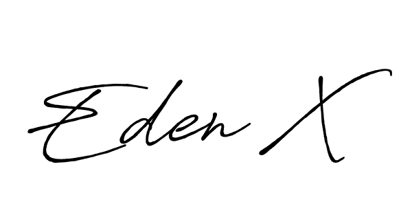 Antro_Vectra_Bolder is a professional signature style that is perfect for those who want to add a touch of class to their signature. It is also a great choice for those who want to make their signature more unique. Get Eden X name to fancy signature for free. Eden X signature style 7 images and pictures png