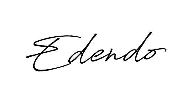 Design your own signature with our free online signature maker. With this signature software, you can create a handwritten (Antro_Vectra_Bolder) signature for name Edendo. Edendo signature style 7 images and pictures png