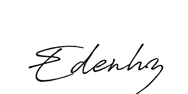 It looks lik you need a new signature style for name Edenhz. Design unique handwritten (Antro_Vectra_Bolder) signature with our free signature maker in just a few clicks. Edenhz signature style 7 images and pictures png