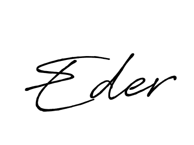 Once you've used our free online signature maker to create your best signature Antro_Vectra_Bolder style, it's time to enjoy all of the benefits that Eder name signing documents. Eder signature style 7 images and pictures png