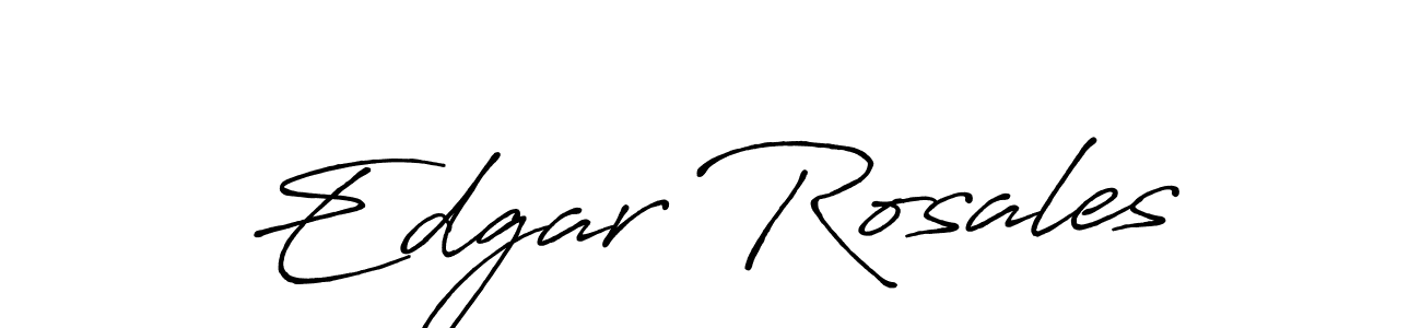 Design your own signature with our free online signature maker. With this signature software, you can create a handwritten (Antro_Vectra_Bolder) signature for name Edgar Rosales. Edgar Rosales signature style 7 images and pictures png