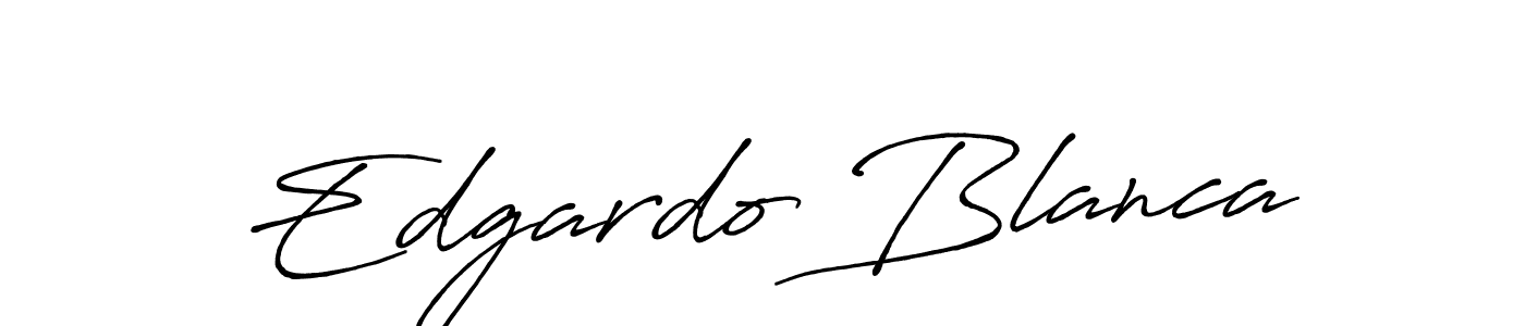 Design your own signature with our free online signature maker. With this signature software, you can create a handwritten (Antro_Vectra_Bolder) signature for name Edgardo Blanca. Edgardo Blanca signature style 7 images and pictures png