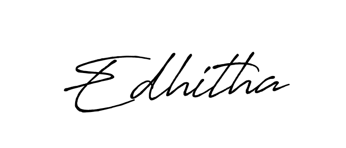 Similarly Antro_Vectra_Bolder is the best handwritten signature design. Signature creator online .You can use it as an online autograph creator for name Edhitha. Edhitha signature style 7 images and pictures png