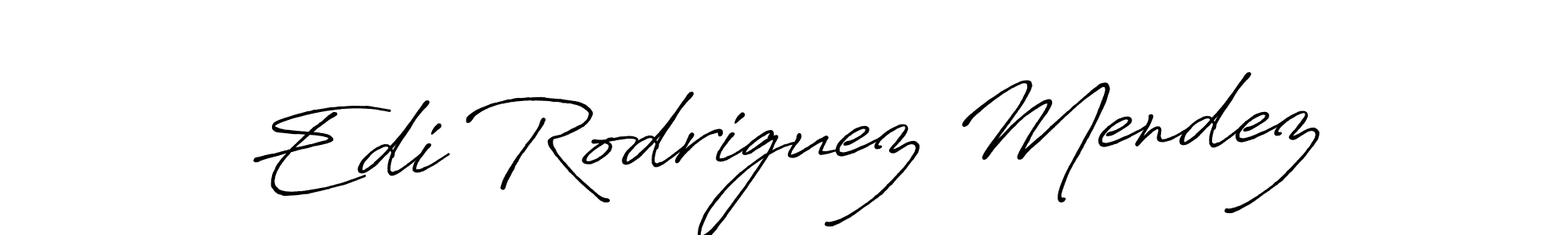 Once you've used our free online signature maker to create your best signature Antro_Vectra_Bolder style, it's time to enjoy all of the benefits that Edi Rodriguez Mendez name signing documents. Edi Rodriguez Mendez signature style 7 images and pictures png