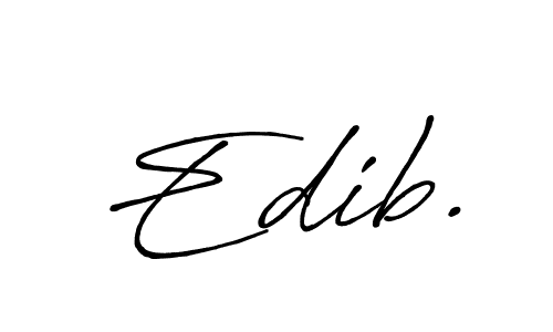 See photos of Edib. official signature by Spectra . Check more albums & portfolios. Read reviews & check more about Antro_Vectra_Bolder font. Edib. signature style 7 images and pictures png