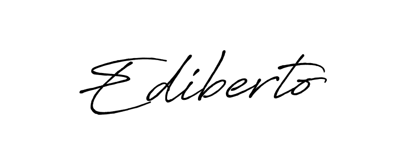 Similarly Antro_Vectra_Bolder is the best handwritten signature design. Signature creator online .You can use it as an online autograph creator for name Ediberto. Ediberto signature style 7 images and pictures png