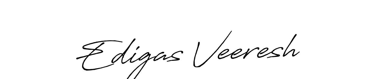 You should practise on your own different ways (Antro_Vectra_Bolder) to write your name (Edigas Veeresh) in signature. don't let someone else do it for you. Edigas Veeresh signature style 7 images and pictures png