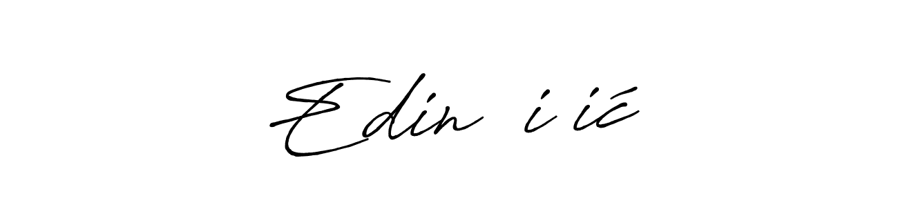 It looks lik you need a new signature style for name Edin Šišić. Design unique handwritten (Antro_Vectra_Bolder) signature with our free signature maker in just a few clicks. Edin Šišić signature style 7 images and pictures png