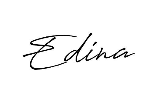 Also You can easily find your signature by using the search form. We will create Edina name handwritten signature images for you free of cost using Antro_Vectra_Bolder sign style. Edina signature style 7 images and pictures png