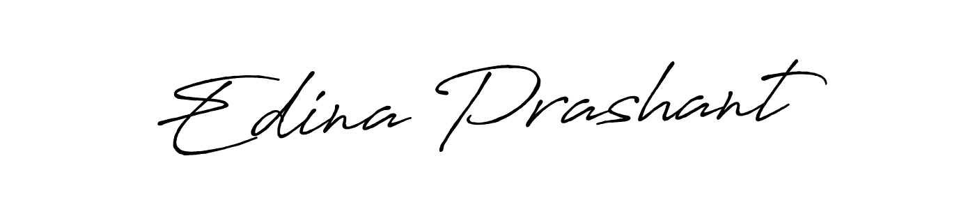 Make a beautiful signature design for name Edina Prashant. Use this online signature maker to create a handwritten signature for free. Edina Prashant signature style 7 images and pictures png