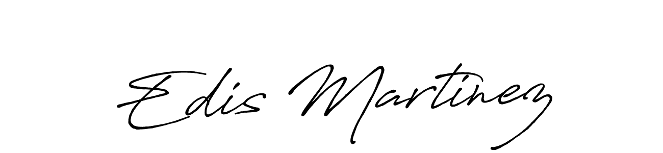 Antro_Vectra_Bolder is a professional signature style that is perfect for those who want to add a touch of class to their signature. It is also a great choice for those who want to make their signature more unique. Get Edis Martinez name to fancy signature for free. Edis Martinez signature style 7 images and pictures png