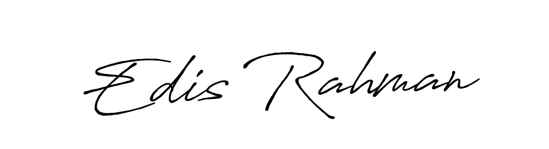 See photos of Edis Rahman official signature by Spectra . Check more albums & portfolios. Read reviews & check more about Antro_Vectra_Bolder font. Edis Rahman signature style 7 images and pictures png