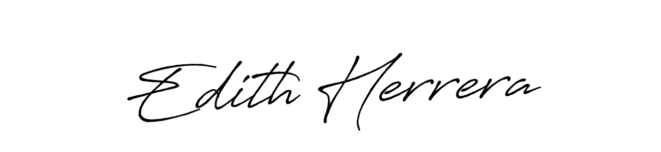 Edith Herrera stylish signature style. Best Handwritten Sign (Antro_Vectra_Bolder) for my name. Handwritten Signature Collection Ideas for my name Edith Herrera. Edith Herrera signature style 7 images and pictures png