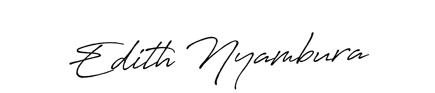 Use a signature maker to create a handwritten signature online. With this signature software, you can design (Antro_Vectra_Bolder) your own signature for name Edith Nyambura. Edith Nyambura signature style 7 images and pictures png