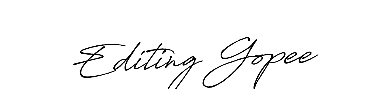 How to make Editing Gopee name signature. Use Antro_Vectra_Bolder style for creating short signs online. This is the latest handwritten sign. Editing Gopee signature style 7 images and pictures png