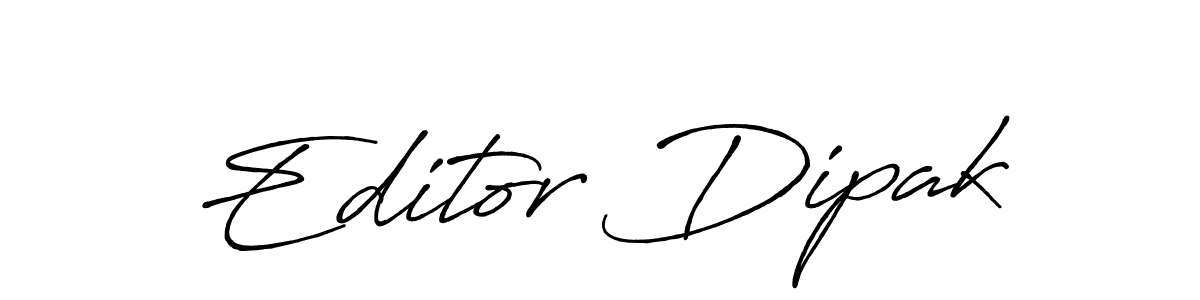 This is the best signature style for the Editor Dipak name. Also you like these signature font (Antro_Vectra_Bolder). Mix name signature. Editor Dipak signature style 7 images and pictures png