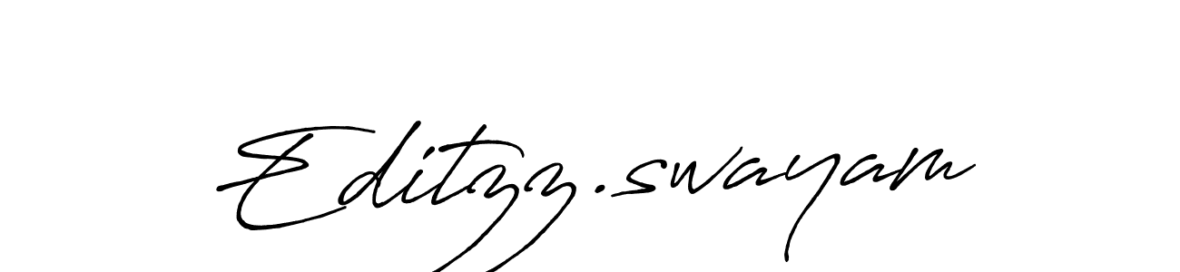 Similarly Antro_Vectra_Bolder is the best handwritten signature design. Signature creator online .You can use it as an online autograph creator for name Editzz.swayam. Editzz.swayam signature style 7 images and pictures png