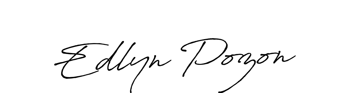 The best way (Antro_Vectra_Bolder) to make a short signature is to pick only two or three words in your name. The name Edlyn Pozon include a total of six letters. For converting this name. Edlyn Pozon signature style 7 images and pictures png