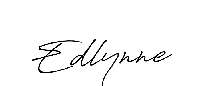 Edlynne stylish signature style. Best Handwritten Sign (Antro_Vectra_Bolder) for my name. Handwritten Signature Collection Ideas for my name Edlynne. Edlynne signature style 7 images and pictures png