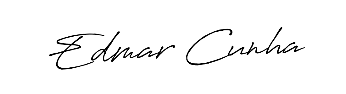 Edmar Cunha stylish signature style. Best Handwritten Sign (Antro_Vectra_Bolder) for my name. Handwritten Signature Collection Ideas for my name Edmar Cunha. Edmar Cunha signature style 7 images and pictures png