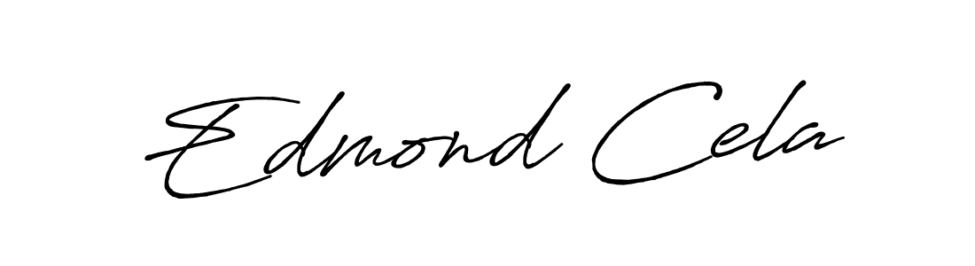 The best way (Antro_Vectra_Bolder) to make a short signature is to pick only two or three words in your name. The name Edmond Cela include a total of six letters. For converting this name. Edmond Cela signature style 7 images and pictures png