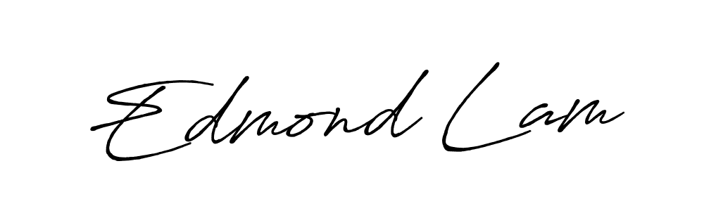 Create a beautiful signature design for name Edmond Lam. With this signature (Antro_Vectra_Bolder) fonts, you can make a handwritten signature for free. Edmond Lam signature style 7 images and pictures png