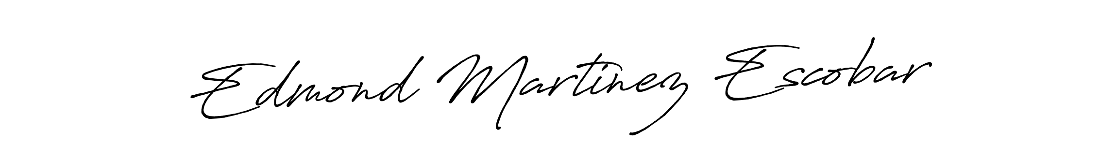 The best way (Antro_Vectra_Bolder) to make a short signature is to pick only two or three words in your name. The name Edmond Martinez Escobar include a total of six letters. For converting this name. Edmond Martinez Escobar signature style 7 images and pictures png