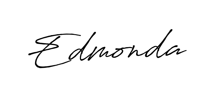 Also we have Edmonda name is the best signature style. Create professional handwritten signature collection using Antro_Vectra_Bolder autograph style. Edmonda signature style 7 images and pictures png