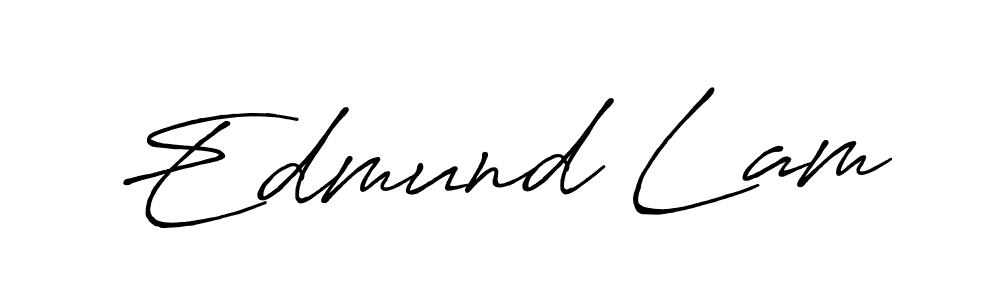 You should practise on your own different ways (Antro_Vectra_Bolder) to write your name (Edmund Lam) in signature. don't let someone else do it for you. Edmund Lam signature style 7 images and pictures png