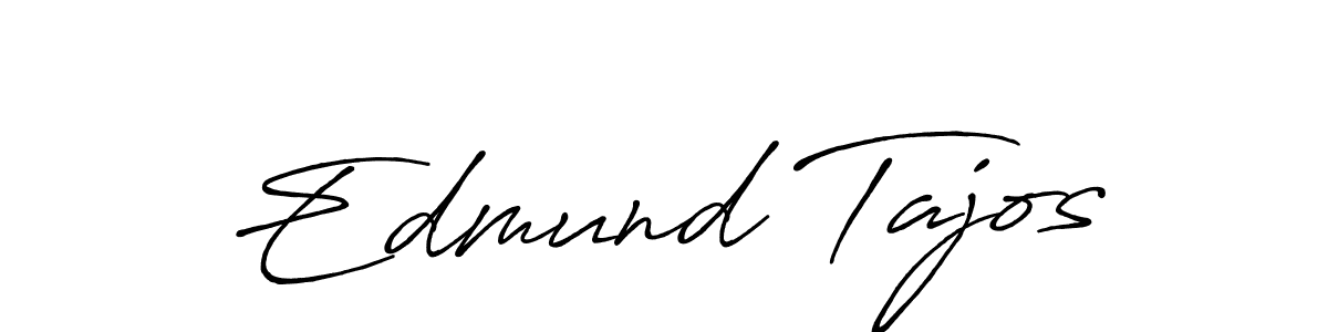 Use a signature maker to create a handwritten signature online. With this signature software, you can design (Antro_Vectra_Bolder) your own signature for name Edmund Tajos. Edmund Tajos signature style 7 images and pictures png