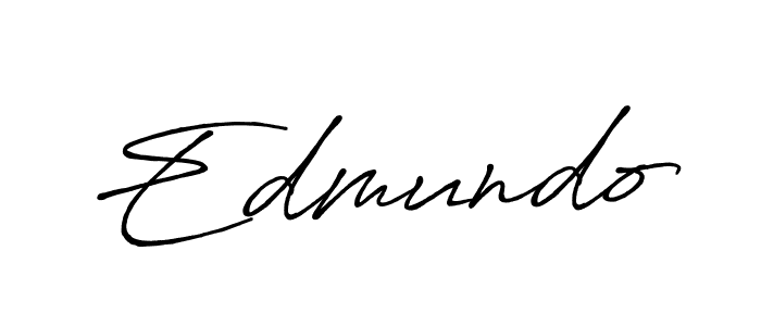 How to make Edmundo name signature. Use Antro_Vectra_Bolder style for creating short signs online. This is the latest handwritten sign. Edmundo signature style 7 images and pictures png