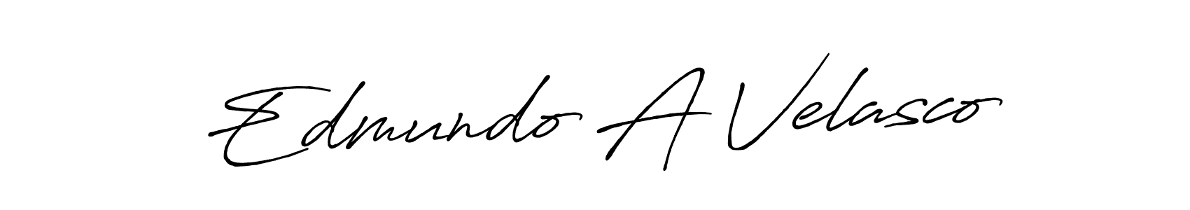 The best way (Antro_Vectra_Bolder) to make a short signature is to pick only two or three words in your name. The name Edmundo A Velasco include a total of six letters. For converting this name. Edmundo A Velasco signature style 7 images and pictures png