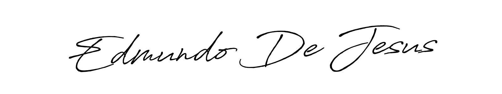 Edmundo De Jesus stylish signature style. Best Handwritten Sign (Antro_Vectra_Bolder) for my name. Handwritten Signature Collection Ideas for my name Edmundo De Jesus. Edmundo De Jesus signature style 7 images and pictures png