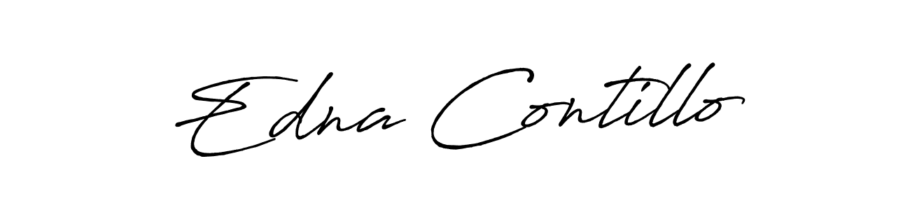 Also we have Edna Contillo name is the best signature style. Create professional handwritten signature collection using Antro_Vectra_Bolder autograph style. Edna Contillo signature style 7 images and pictures png