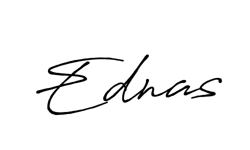 Create a beautiful signature design for name Ednas. With this signature (Antro_Vectra_Bolder) fonts, you can make a handwritten signature for free. Ednas signature style 7 images and pictures png